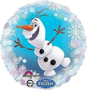 Frozen Olaf Foil Balloon, 18", Multicolored Anagram