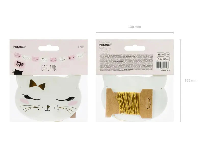 Garland Kitten 1.40mts Partydeco