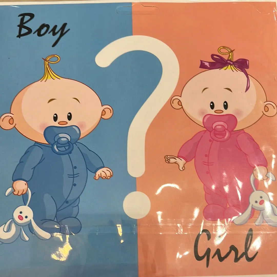Gender Balloon Boy ? Girl Unique