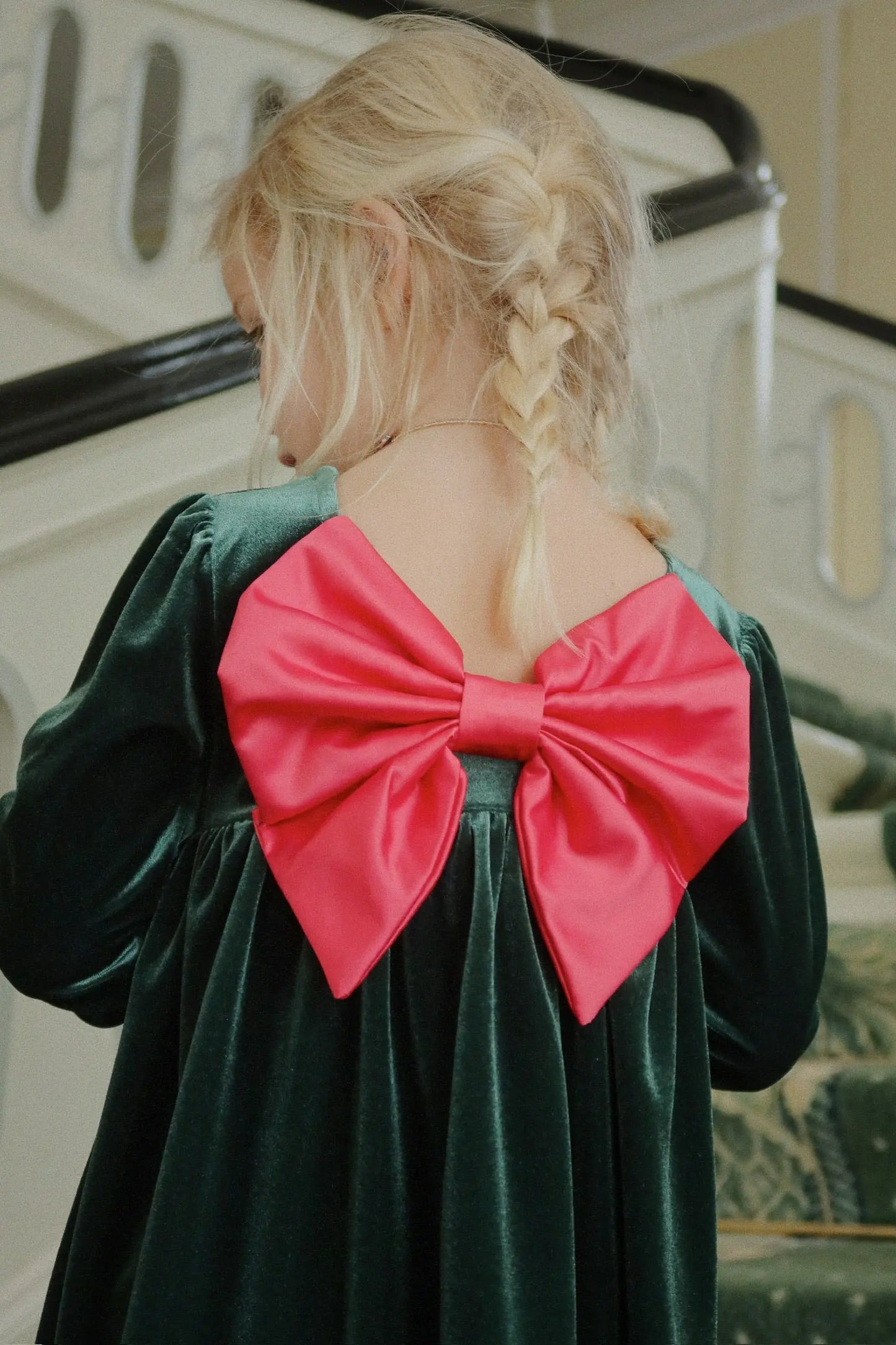 Gia Bow Dress - Pine Grove Konges Slojd