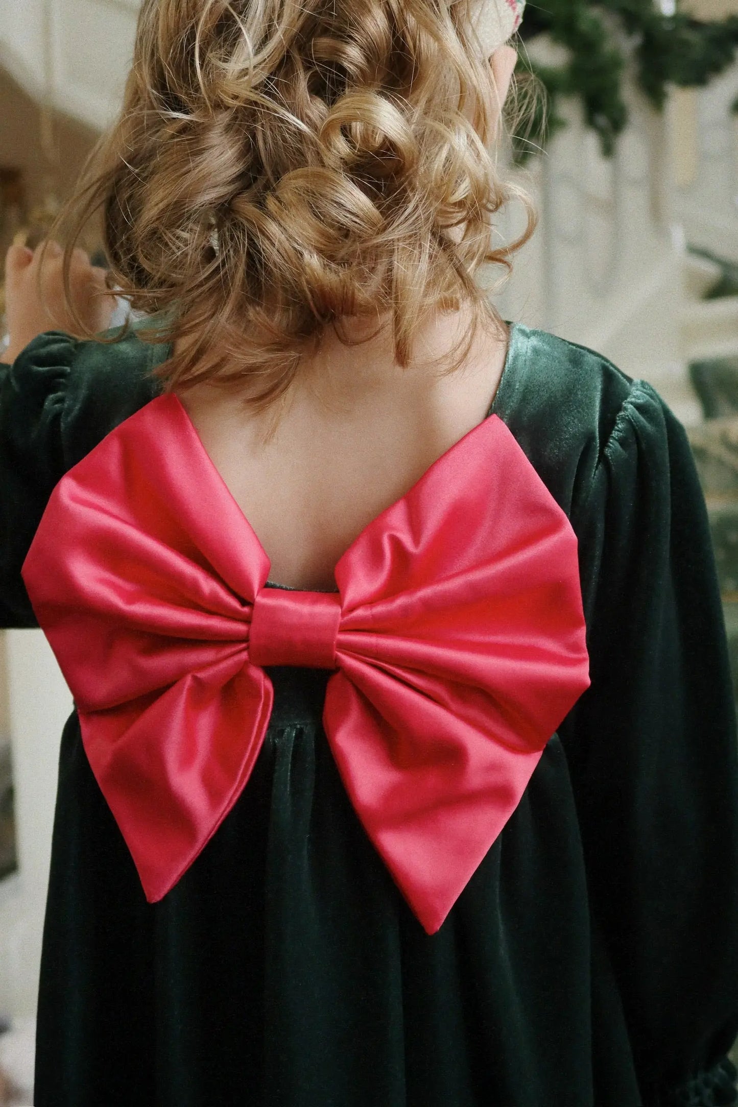 Gia Bow Dress - Pine Grove Konges Slojd