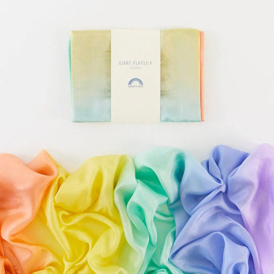 Giant Soft Rainbow Playsilk Sarah’s Silks