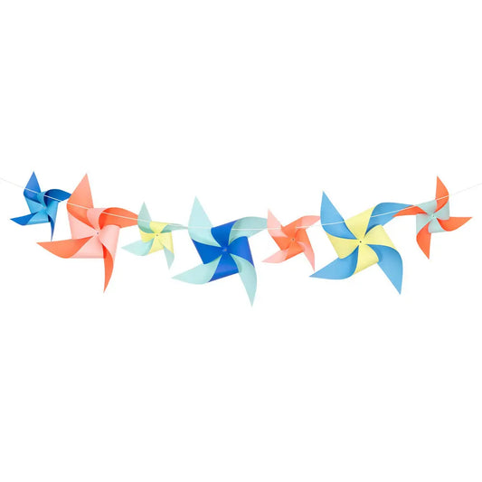 Giant pinwheel garland kit Meri Meri