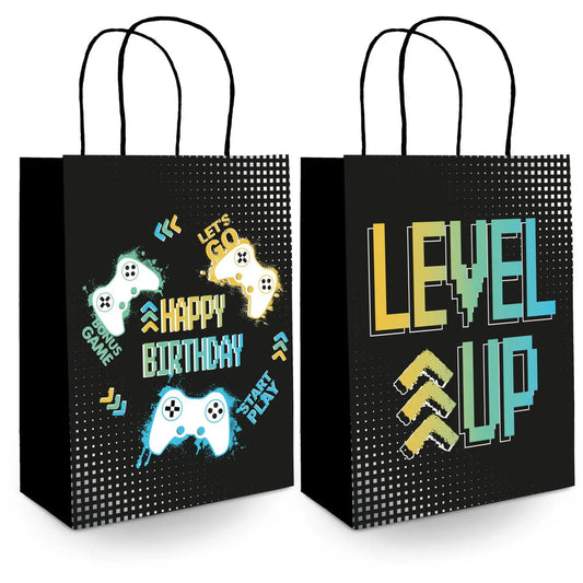 Gift Bags - Level Up - 20 x 27 cm - 6 stuks Folat