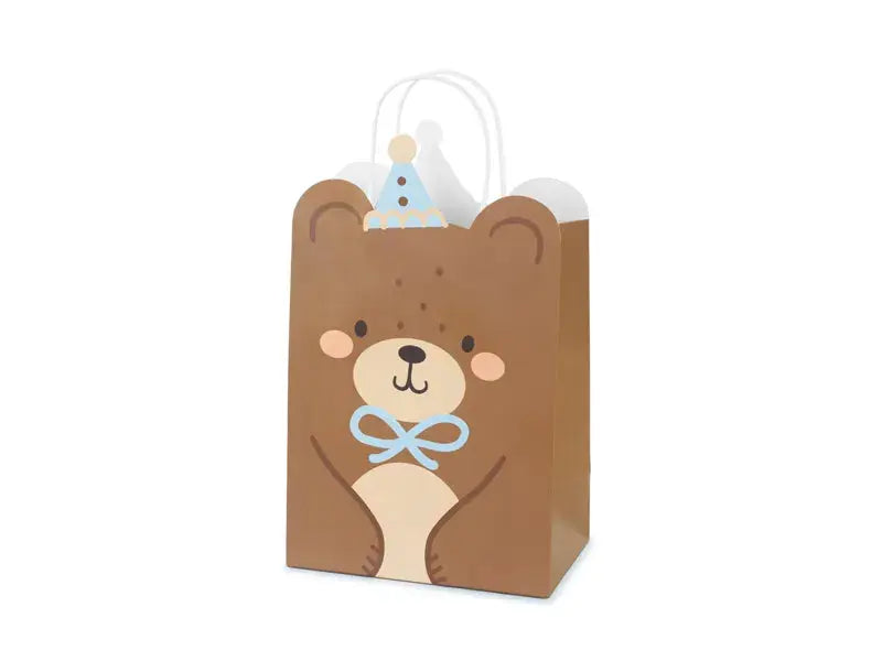 Gift bag Teddy bear, mix, 18x29x10.5 cm Partydeco