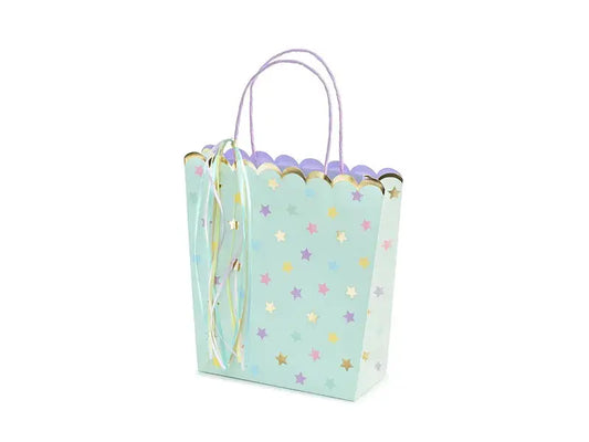 Gift bags Stars, mix, 22x23x8cm Partydeco