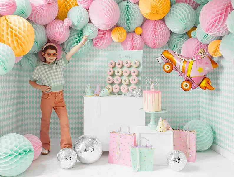 Gift bags Stars, mix, 22x23x8cm Partydeco