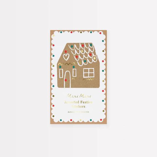 Gingerbread Stickers (x 50 sheets) Meri Meri