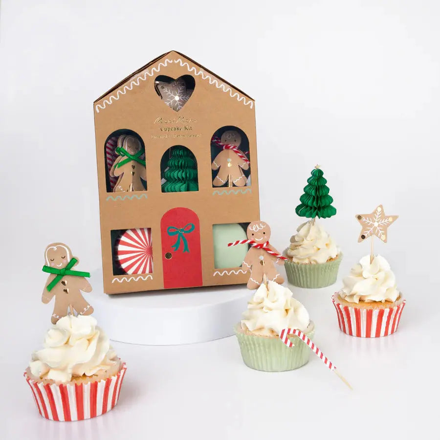 Gingerbread cupcake kit Meri Meri