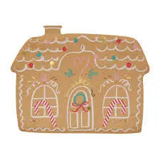 Gingerbread house plates Meri Meri