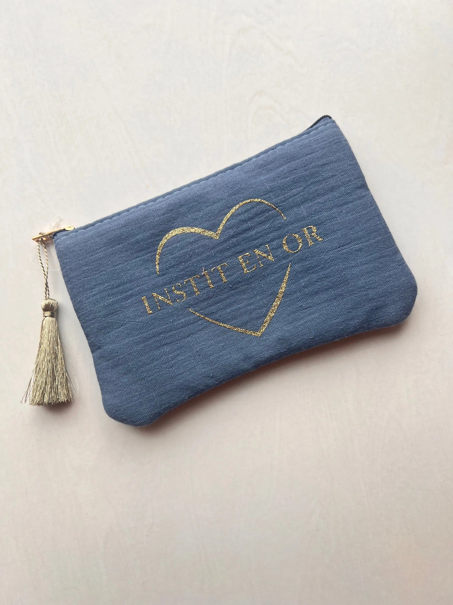 Glam bag - Instit en Or - Blue thepartyville