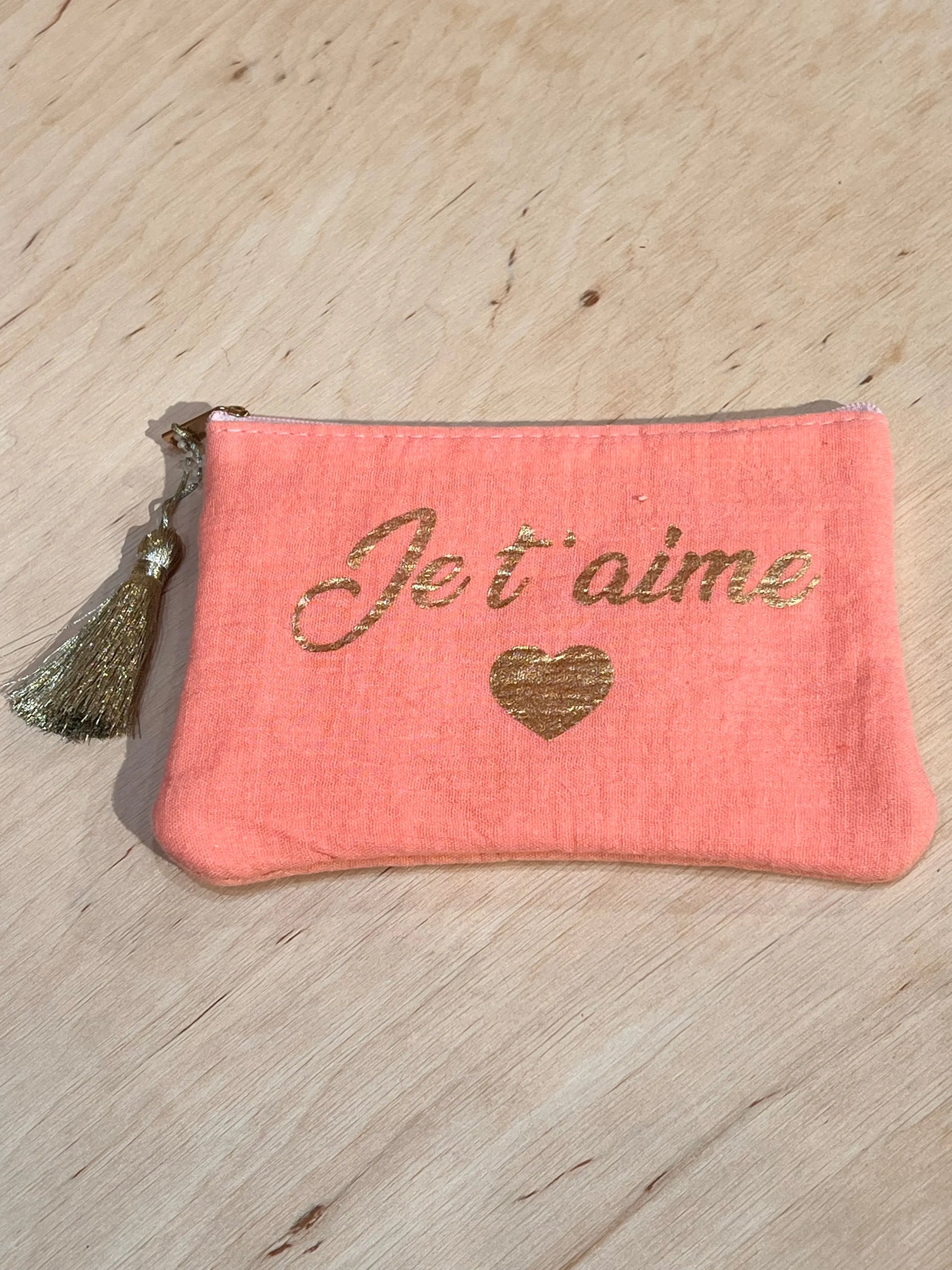 Glam bag - Je t’aime - Peach thepartyville