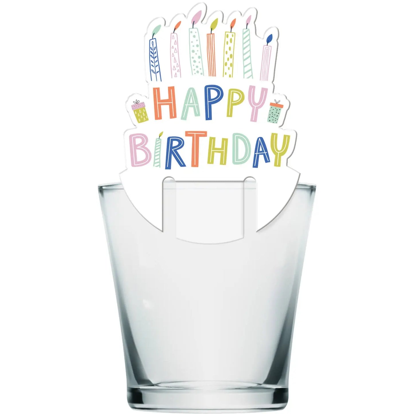 Glass markers Party Green - 6 pieces Folat