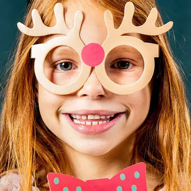 Glasses - Holly Jolly - Paper - 6 pieces Folat