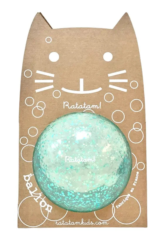 Glitter Balloon Bubble Collection 15 cm - Green Ratatam