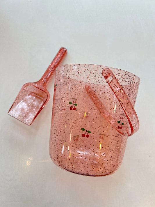 Glitter Bucket and Shovel - Cherry Konges Slojd
