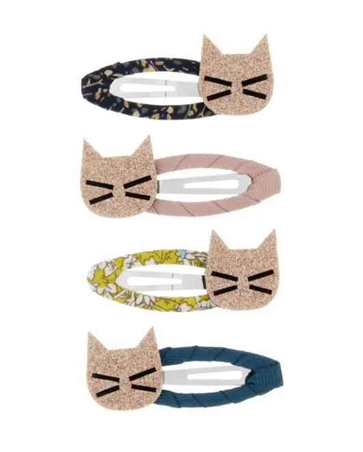 Glitter Kitty Cat 4-Pack Clasp Mimi & Lula