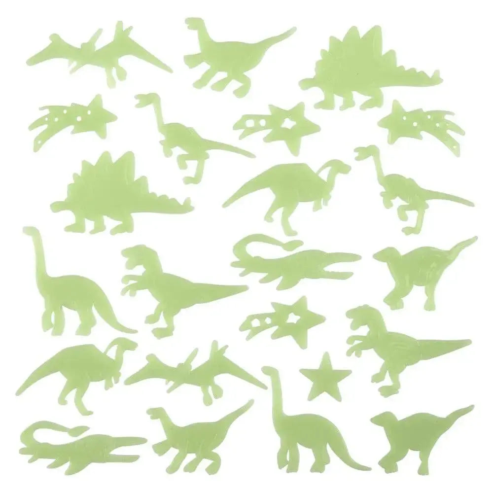 Glow In Dark Dinosaur Stickers 24ct - LLB Toys La Luna Bella - Toys
