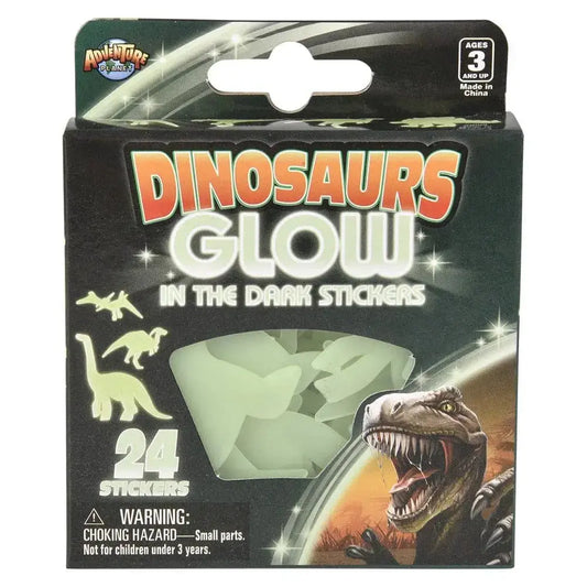 Glow In Dark Dinosaur Stickers 24ct - LLB Toys La Luna Bella - Toys