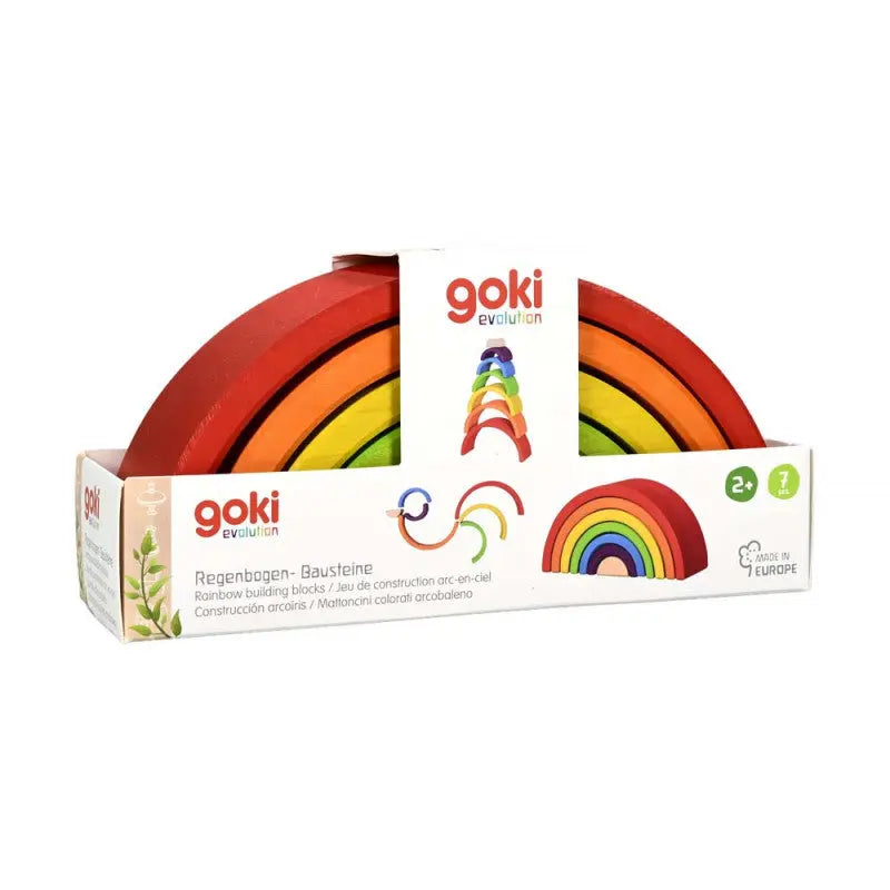 Goki building blocks little rainbow Goki