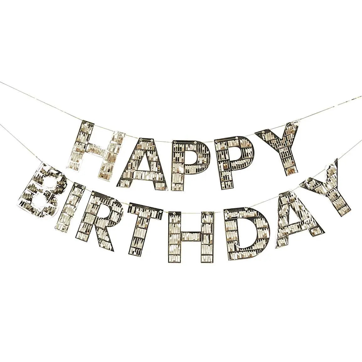 Gold Fringe Happy Birthday Banner Ginger Ray