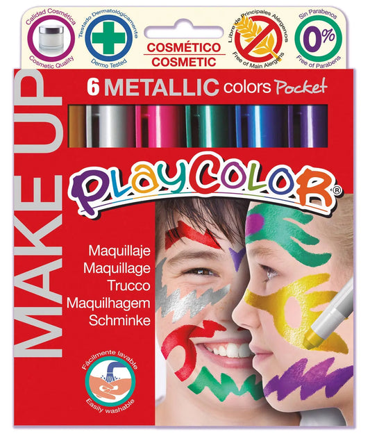Graine Créative - BOX OF 6 POCKET METALLIC MAKEUP STICKS Graine Créative