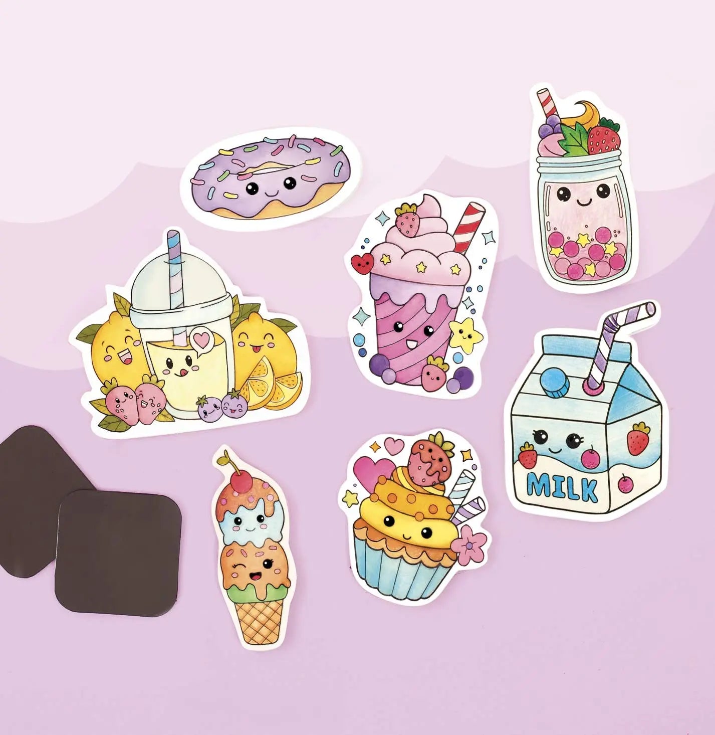 Graine Créative - CRAZY PLASTIC KIT KAWAI MAGNETS Graine Créative
