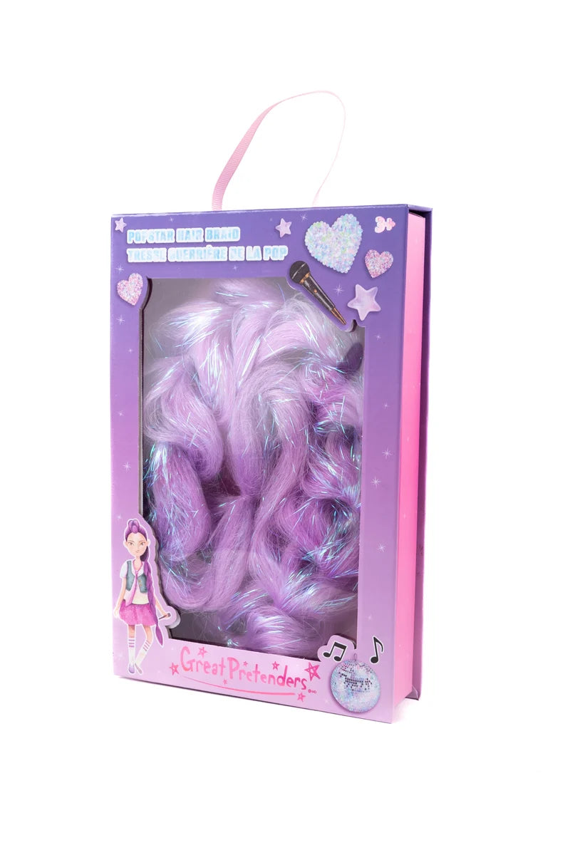 Rock Star Hair Braid - Purple