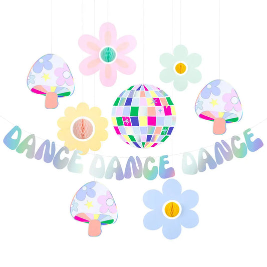 Groovy dance garland set Meri Meri