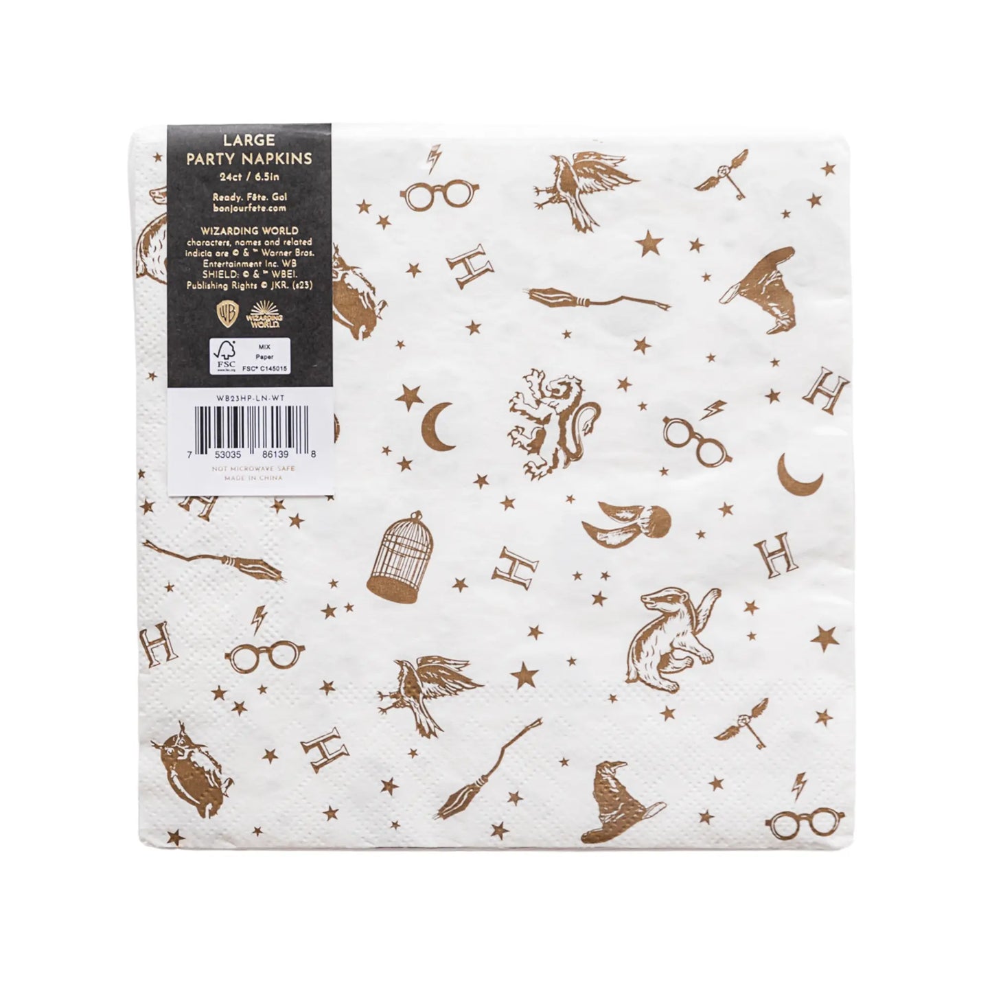 HARRY POTTER X BONJOUR FÊTE HOUSE PRIDE LARGE PARTY NAPKINS Bonjour Fête