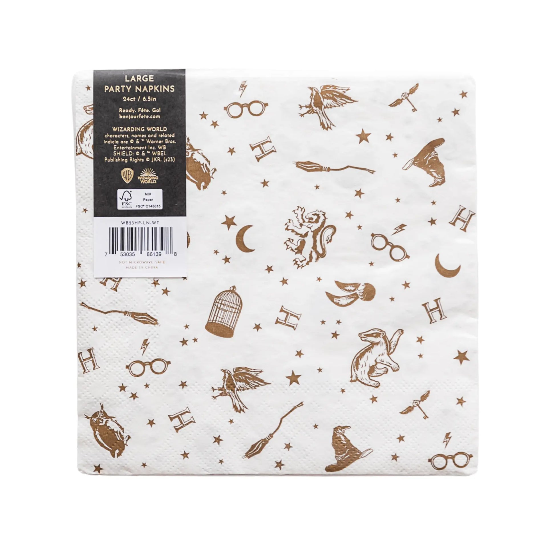 HARRY POTTER X BONJOUR FÊTE HOUSE PRIDE LARGE PARTY NAPKINS Bonjour Fête