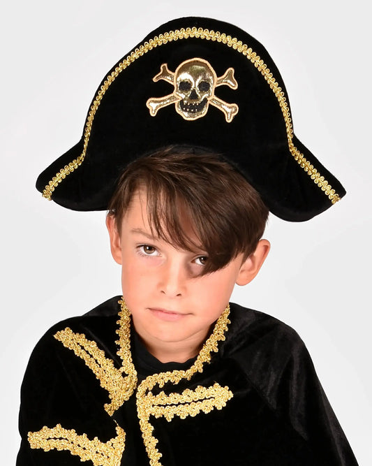 HAT PIRATE VELVET DELUXE Party Pro