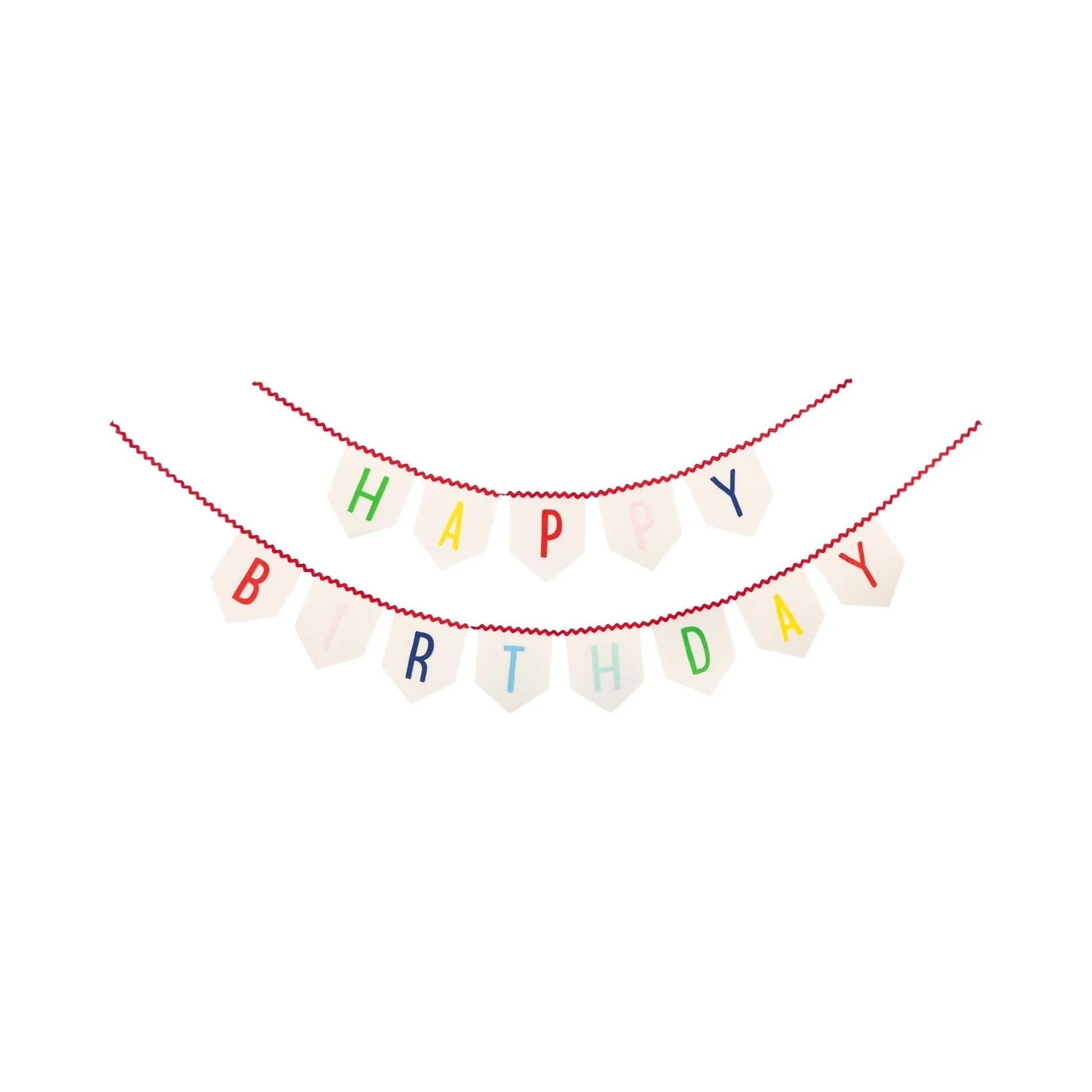 HBD1102 - Happy Birthday Felt Banner My Mind’s Eye