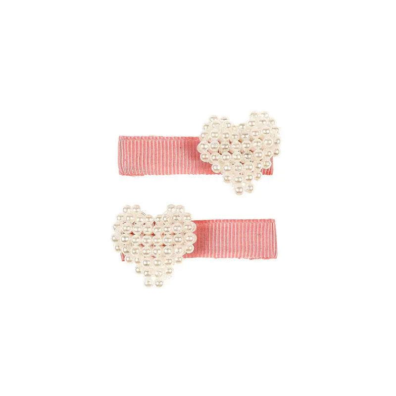 Hair clips Dessa pearl heart Souza