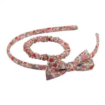 Hairband and scrunchie set floral Great Pretenders