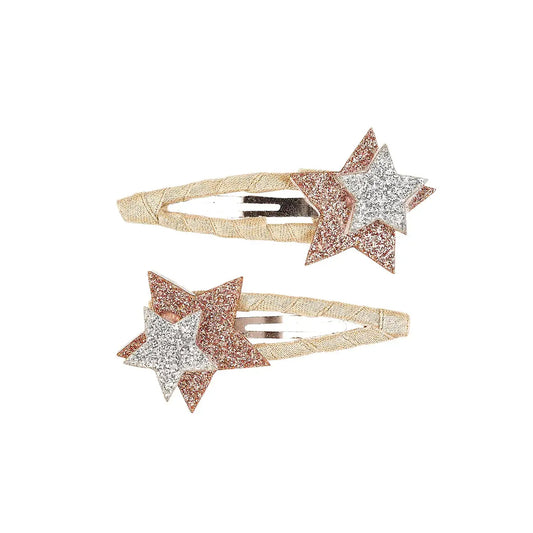 Hairclip Sarina, stars(2 pcs/card) ki Souza