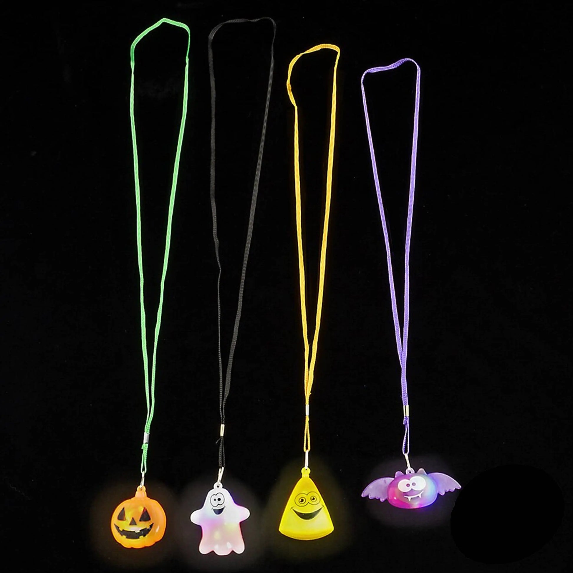 Halloween Flashing Light Necklace Kids Toy JSBlueRidge Toys