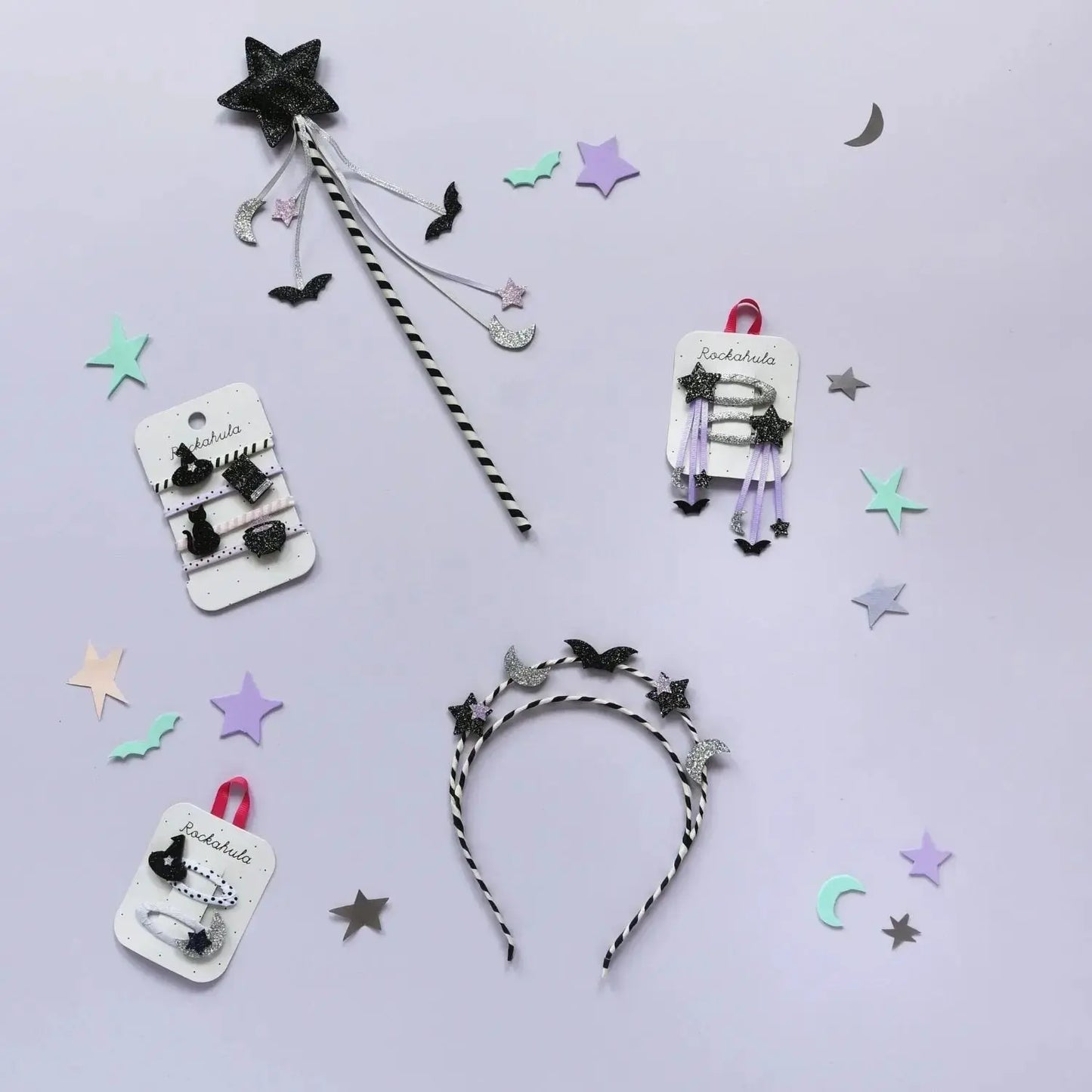 Halloween Stripy Star Wand Rockahula