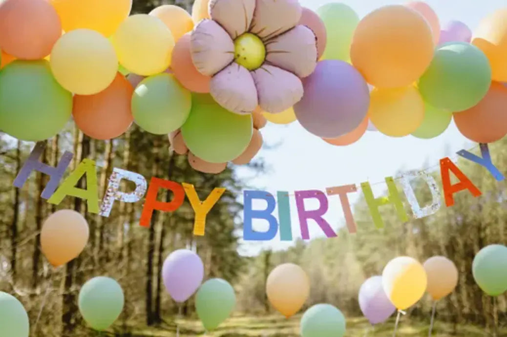 Happy Birthday Banner, 2.2m, mix Partydeco