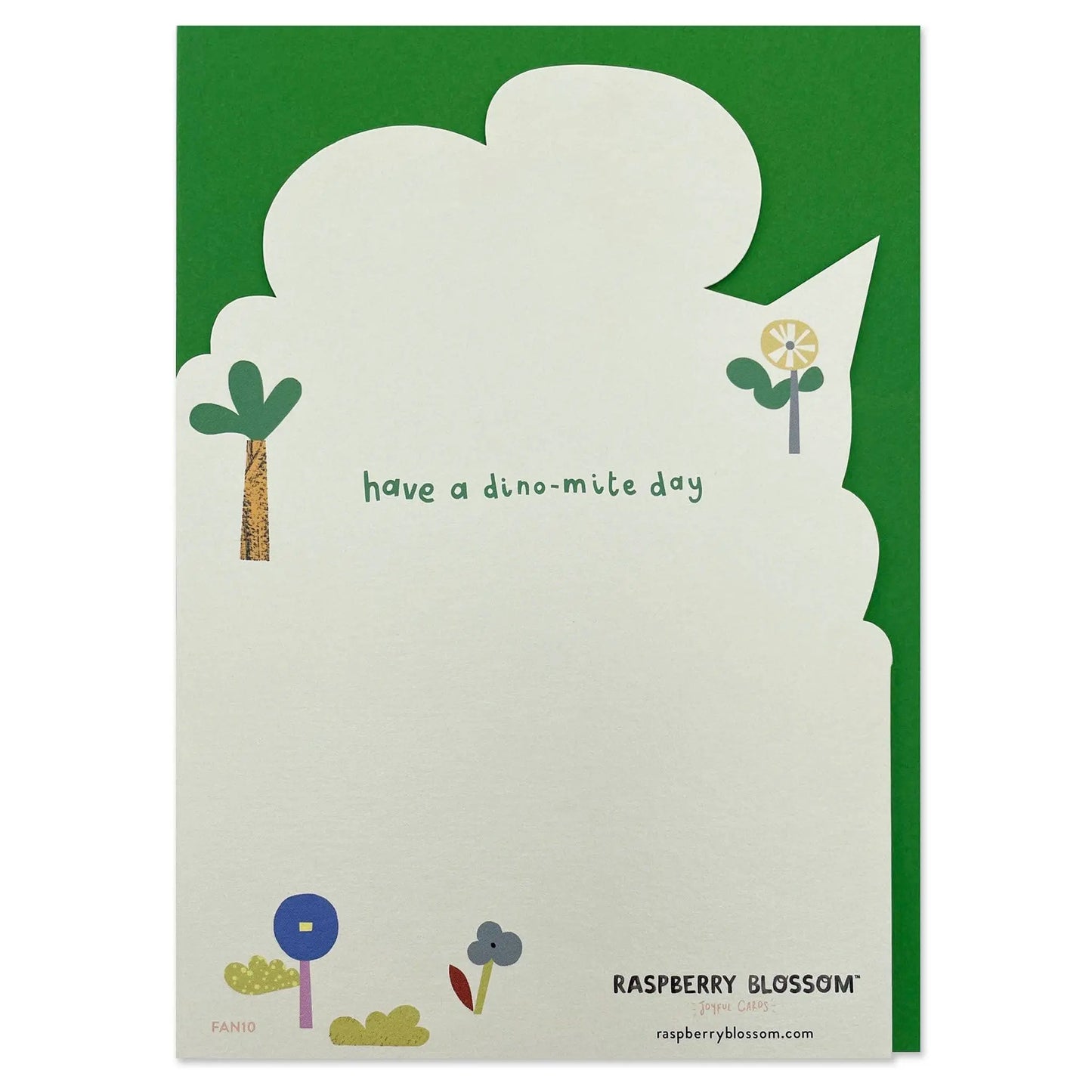 Happy Birthday - Have a dino-mite day childrens card (FAN10) Raspberry Blossom
