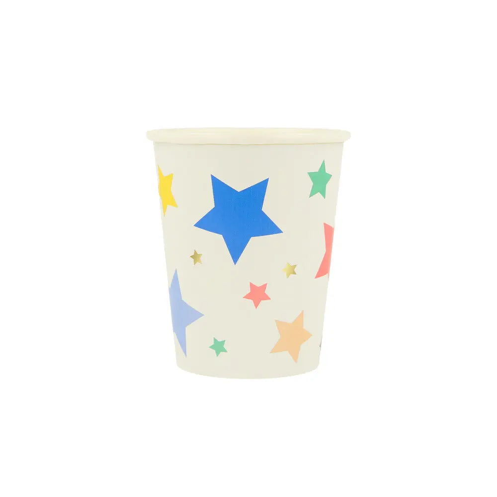 Happy Birthday Stars Cups (x 8) Meri Meri