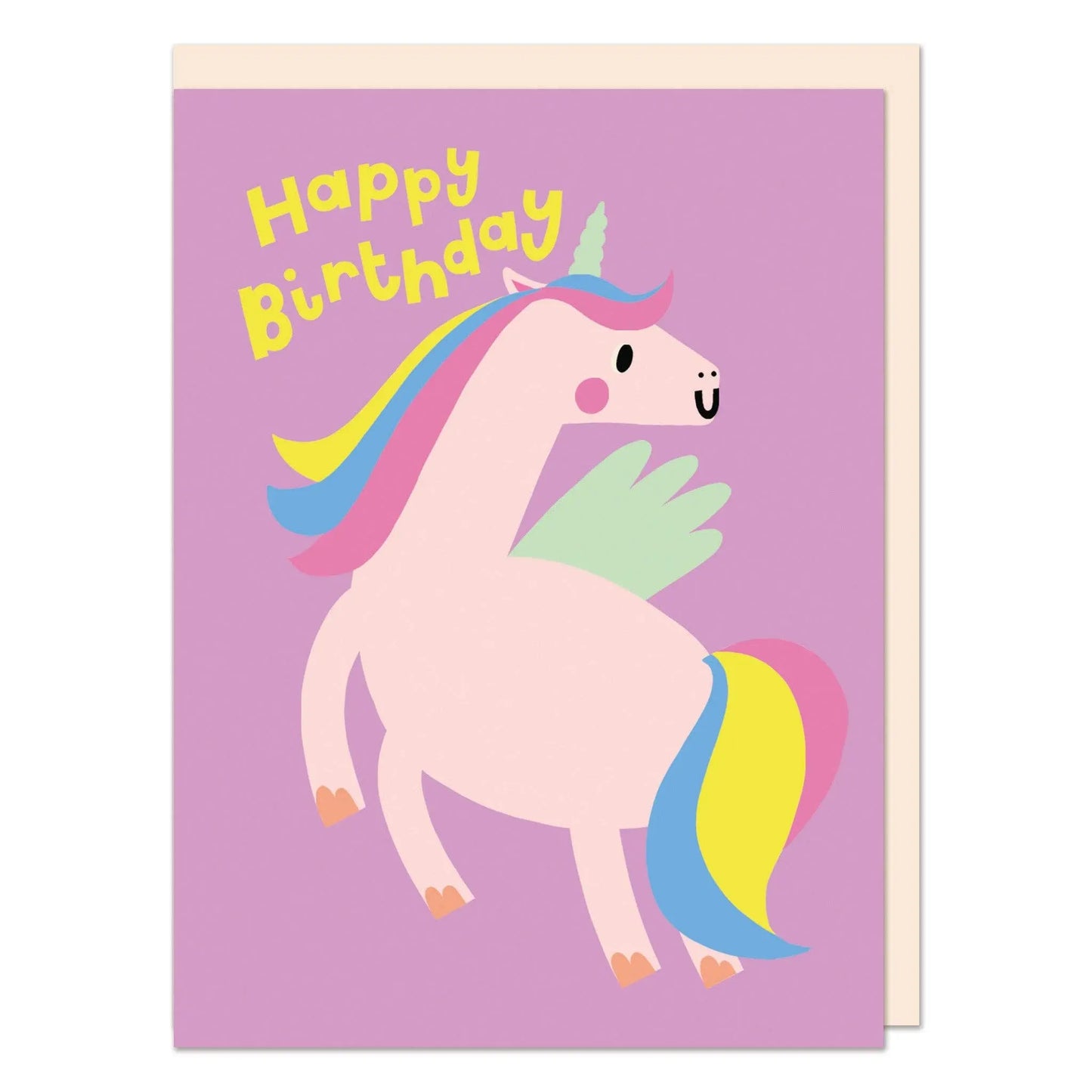 Happy Birthday Unicorn (LIJ55) Raspberry Blossom