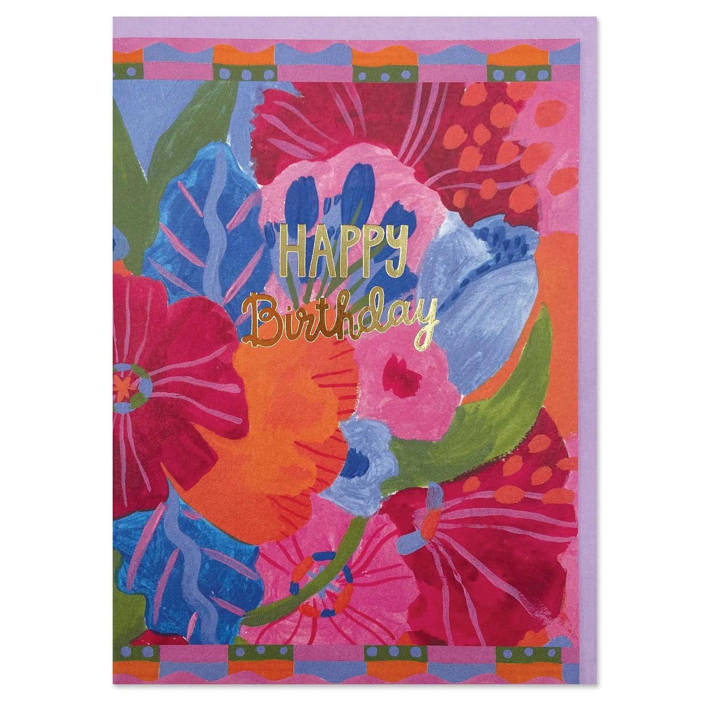 Happy Birthday (CAN049) Raspberry Blossom