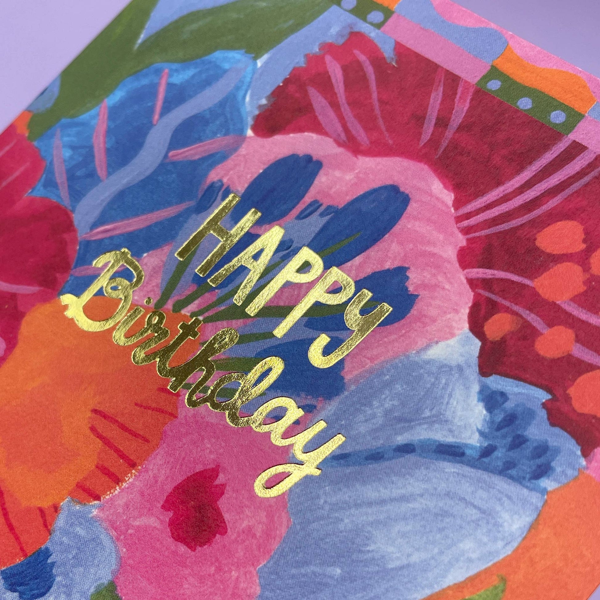 Happy Birthday (CAN049) Raspberry Blossom