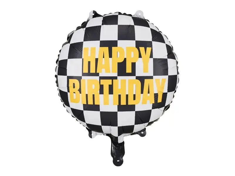 Happy Birthday balloon, 45 cm, mix Partydeco