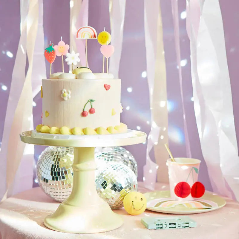 Happy Face Icons Candles (x 6) Meri Meri