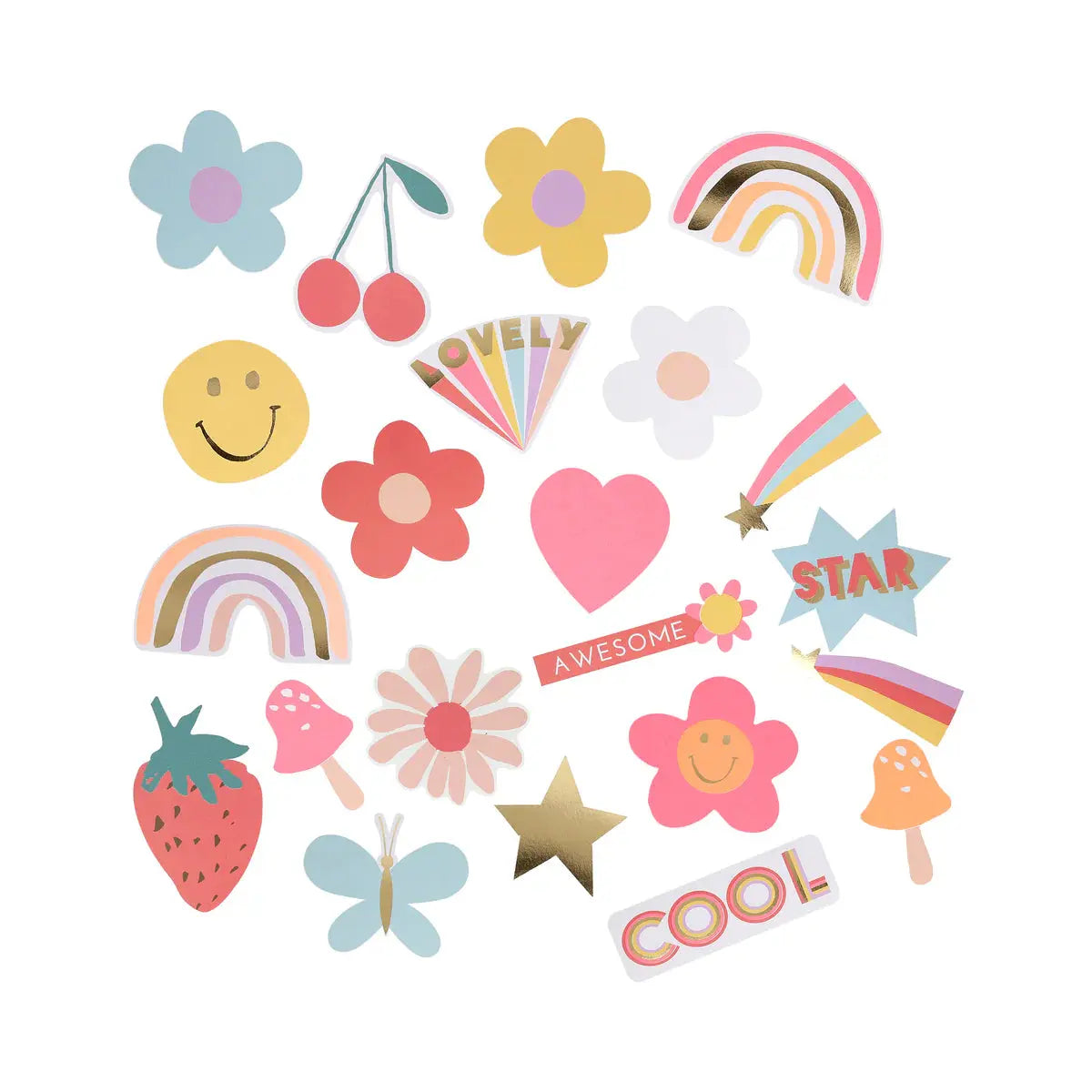 Happy Icons Shaped Stickers (x 25) Meri Meri