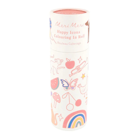 Happy icons coloring roll Meri Meri