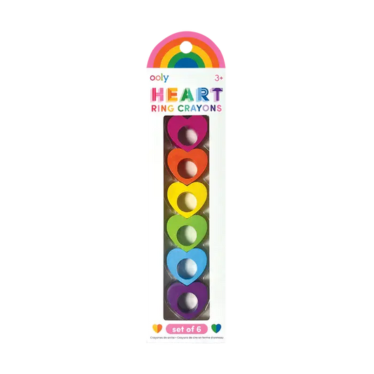 Heart Ring Crayons - Set of 6 OOLY