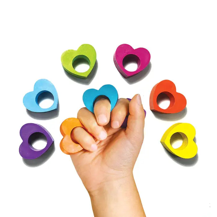 Heart Ring Crayons - Set of 6 OOLY